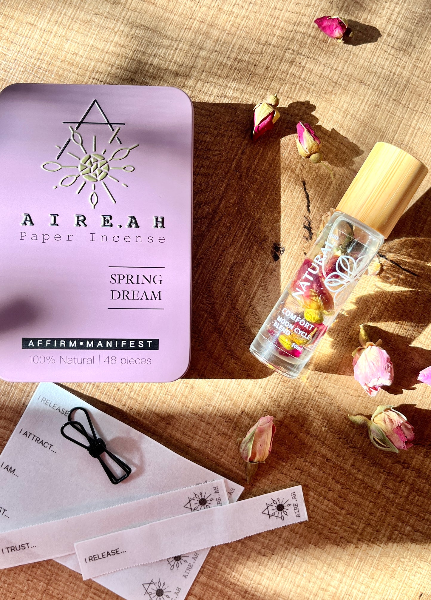 Love Bundle - Oil Roller and Paper Incense
