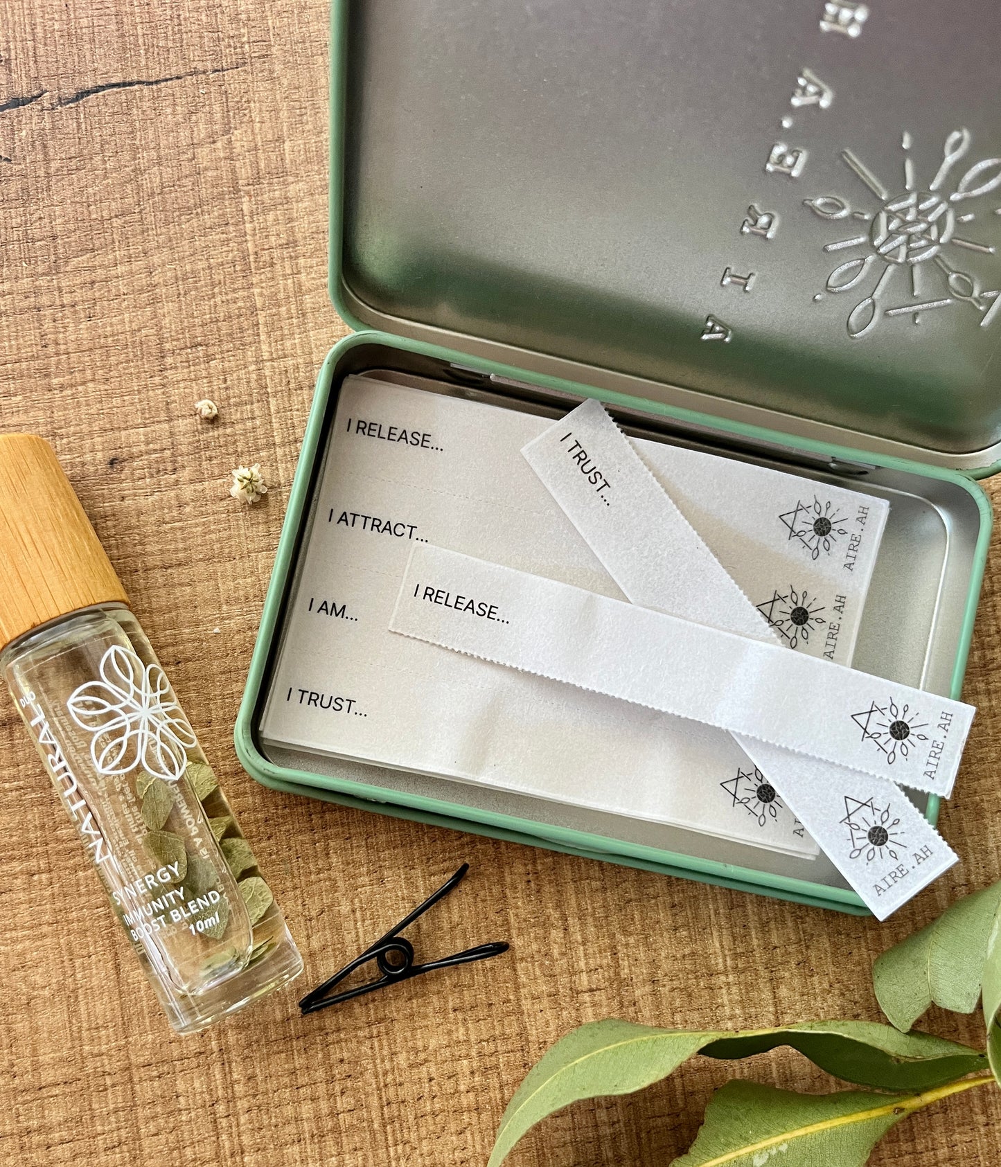 Vitality Bundle - Oil Roller and Paper Incense