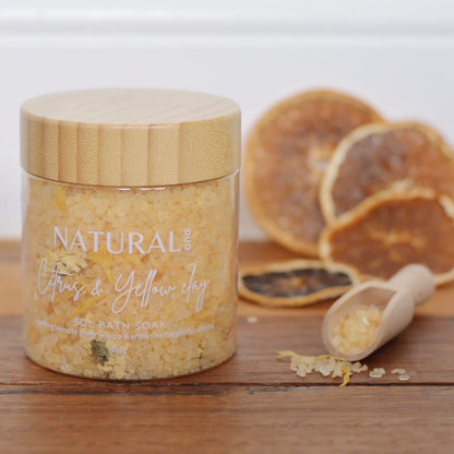 SOL Uplifting Bath Soak - Citrus & Yellow Clay x 3