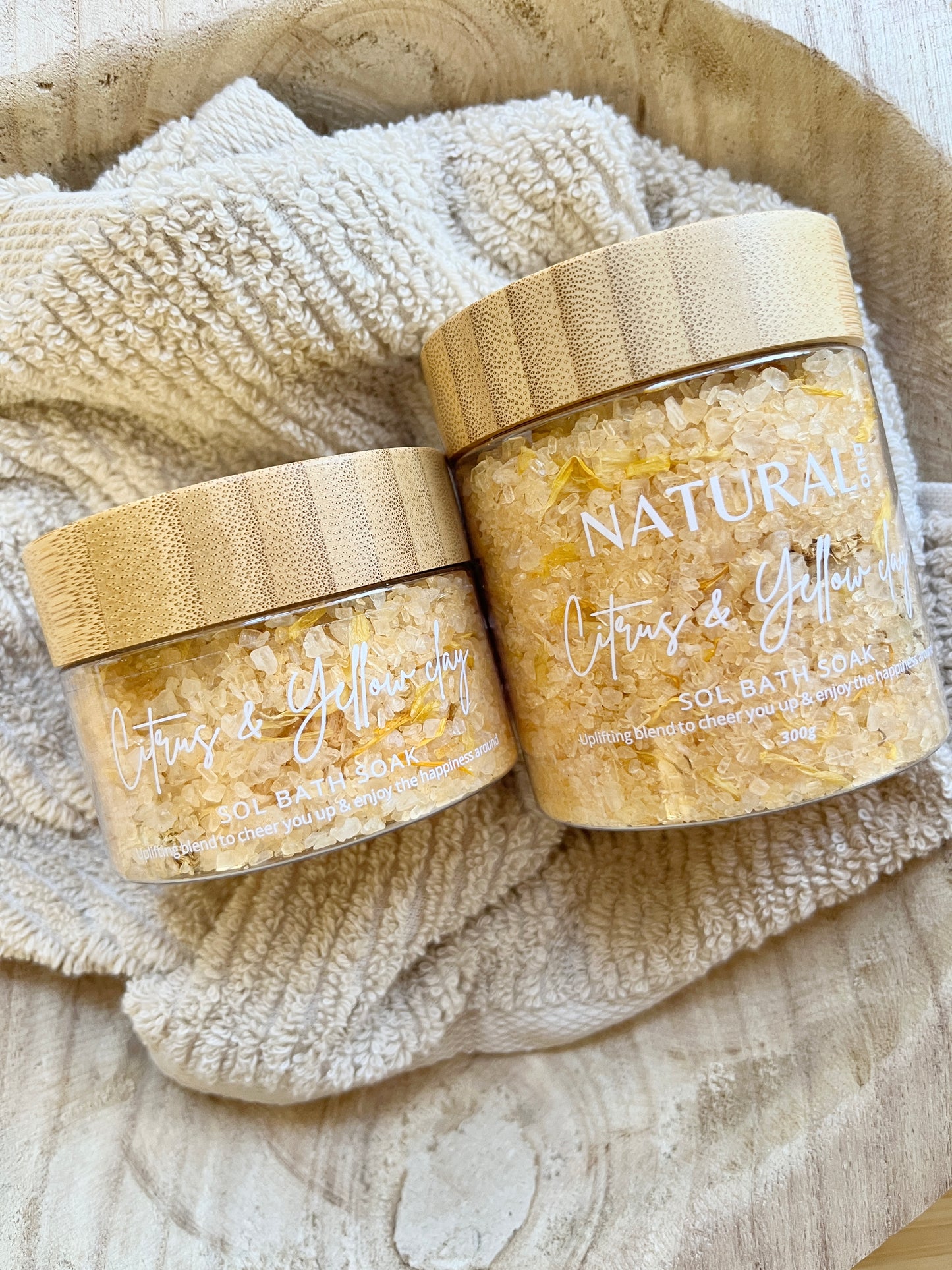 SOL Uplifting Bath Soak - Citrus & Yellow Clay