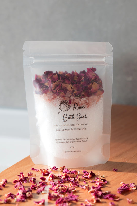 Rose Infused Bath Soak x 5