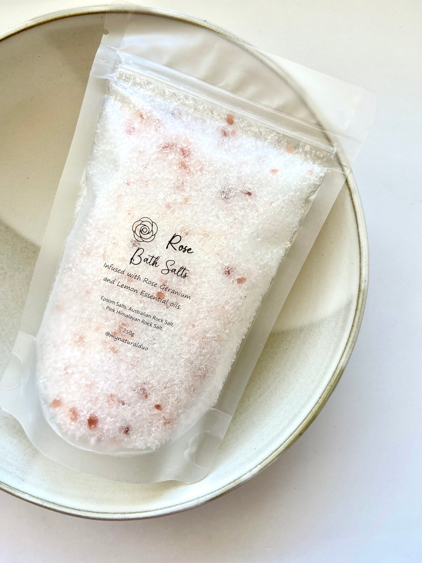 Rose Infused Bath Salts x 5