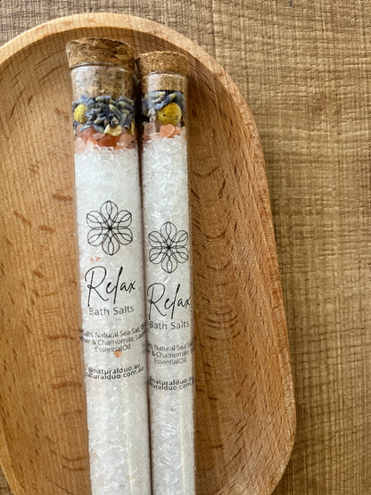 Botanical Bath Salt Mini tubes