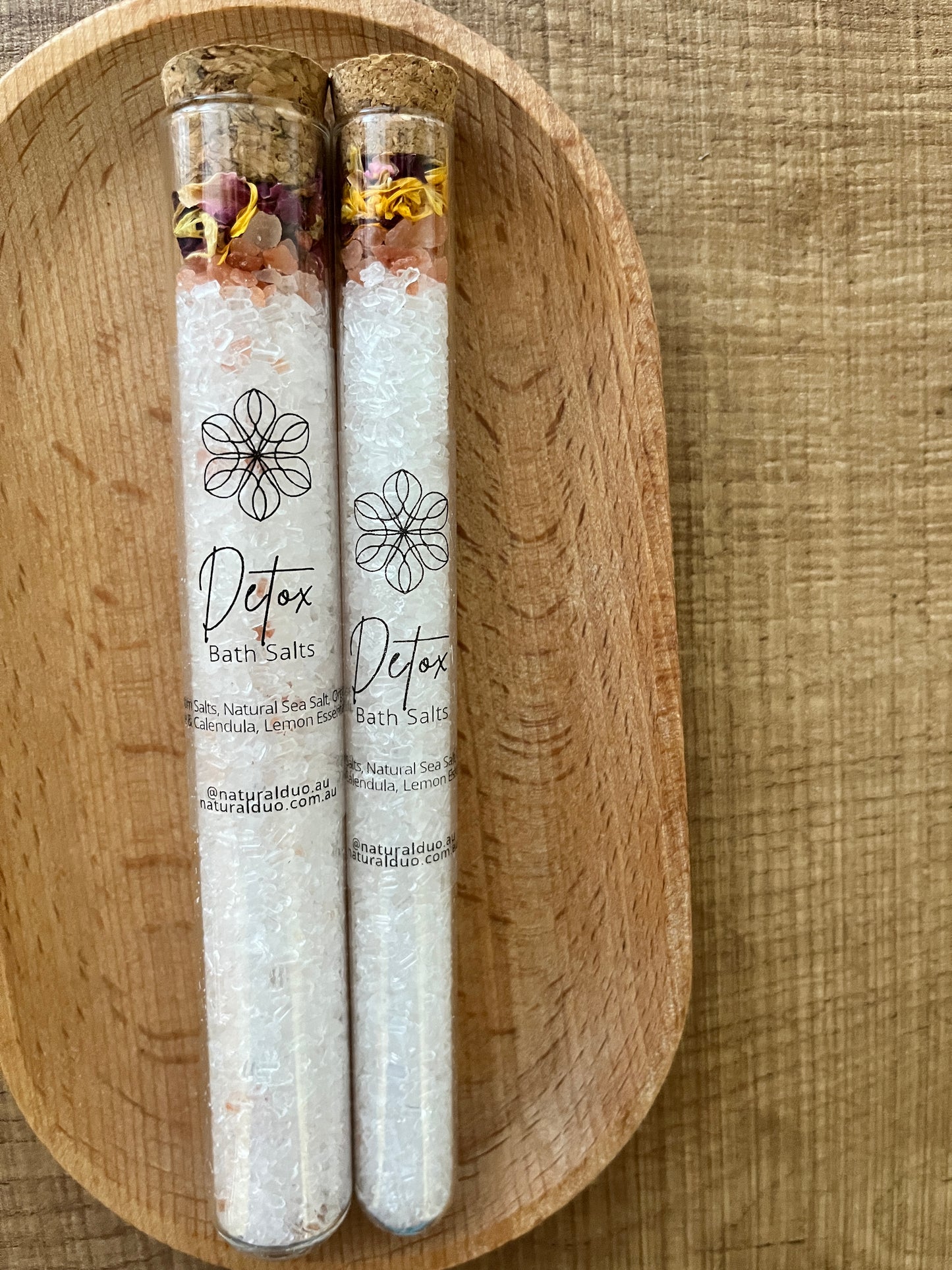 Botanical Bath Salt Mini tubes