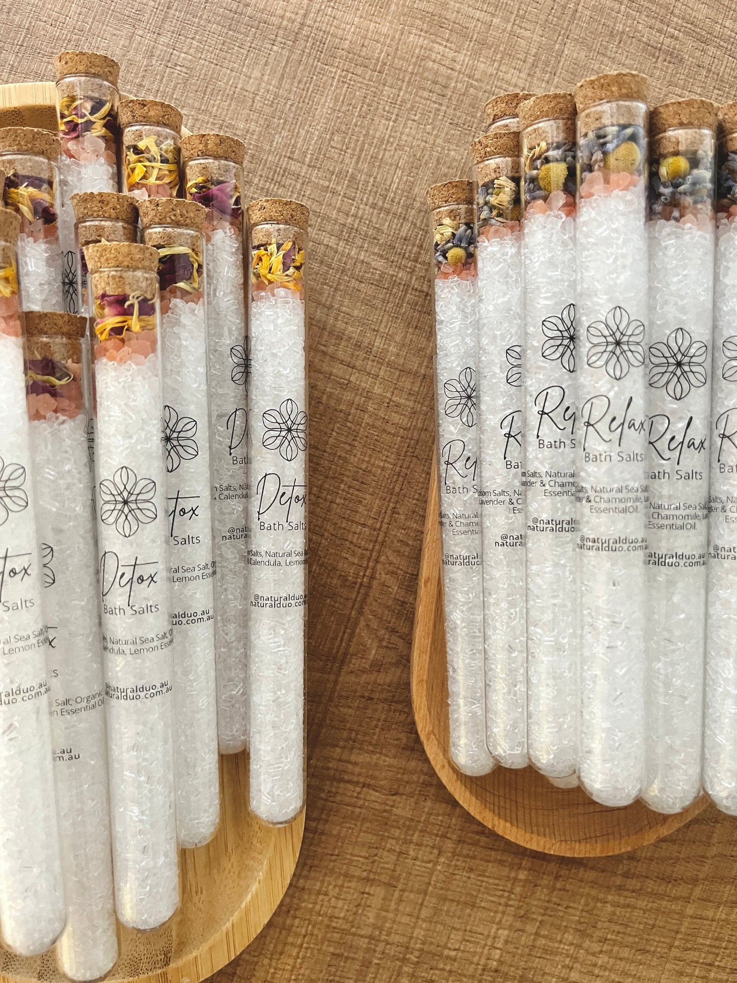 Botanical Bath Salt Mini tubes